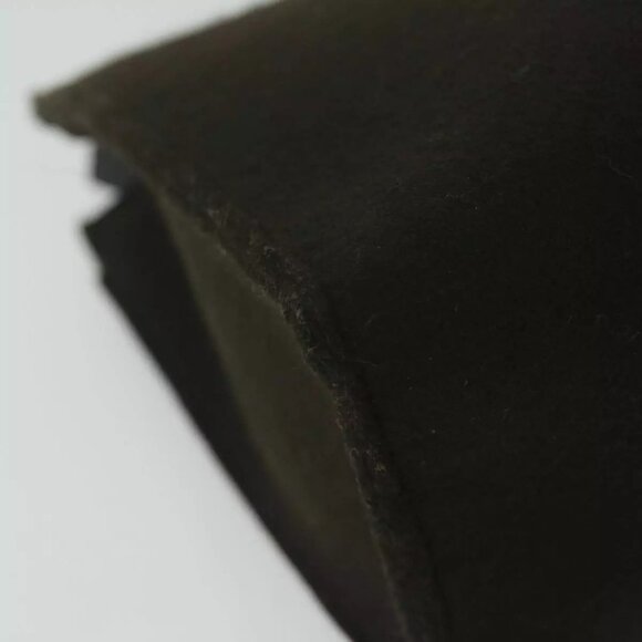 HERMES Pouch Wool Brown Auth - Picture 9 of 15